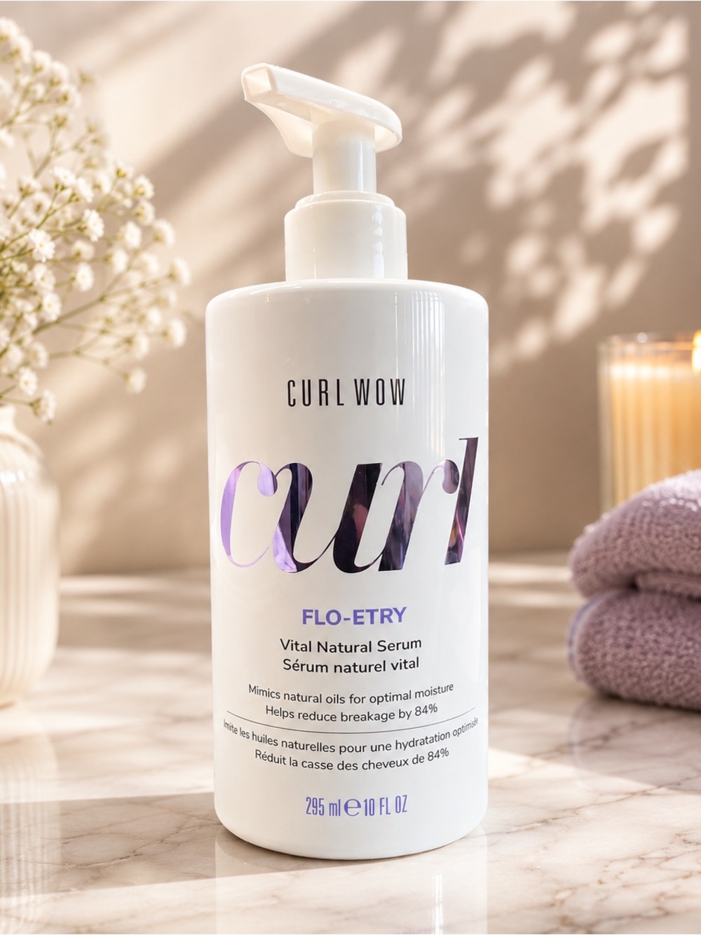 COLOR WOW Curl Wow Flo-Etry Vital Natural Serum 10 Oz